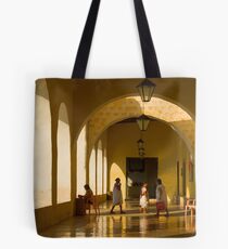 Valladolid Church Arcade Tote Bag