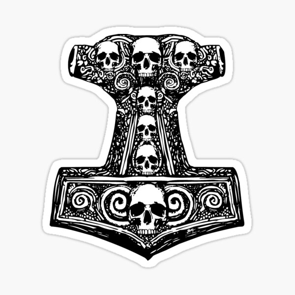Thor's Hammer' Sticker | Spreadshirt