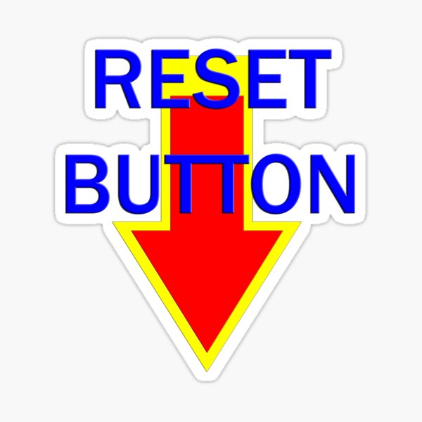 reset button Sticker