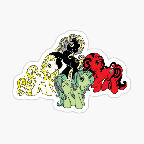 Item preview, Four Little Ponies of the Apocalypse designed and sold by KMartinez.