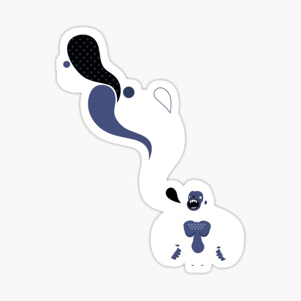 The Yeti Speaks Sticker