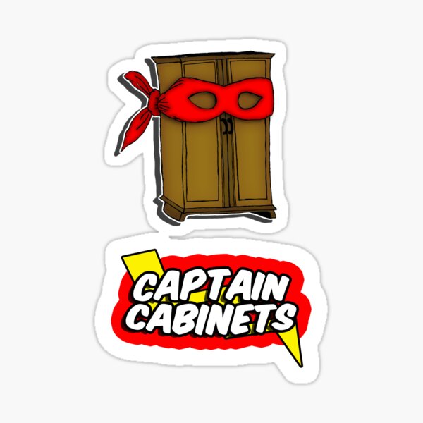 Captain Cabinets Sticker