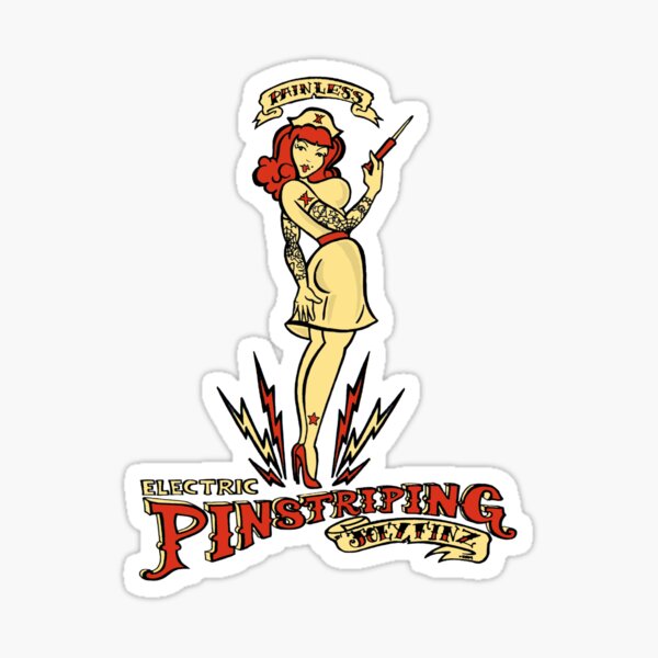 Pinstriping électrique indolore Sticker