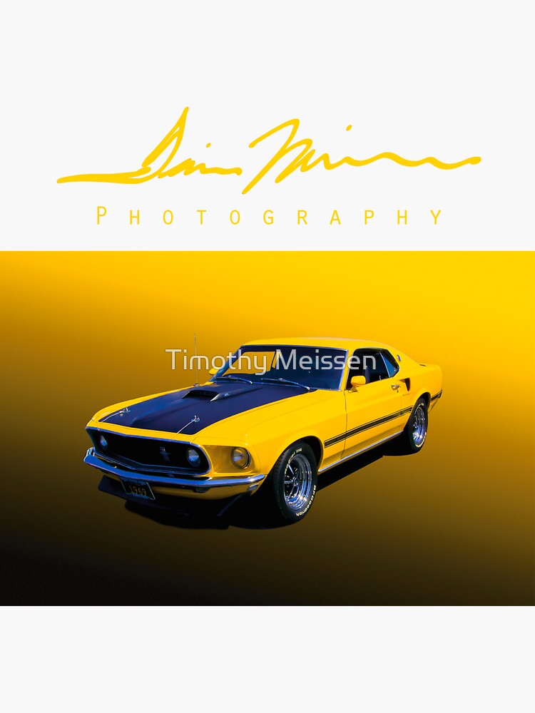 1969 Mustang Mach 1 Sticker For Sale By Ta2boy Redbubble 8147