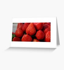 Strawberries Greeting Card