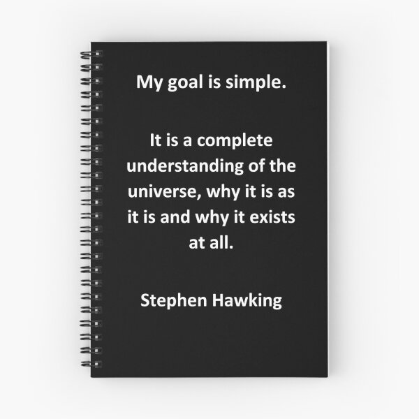 Item preview, The Goal is Simple - Stephen Hawking designed and sold by romeobravado.