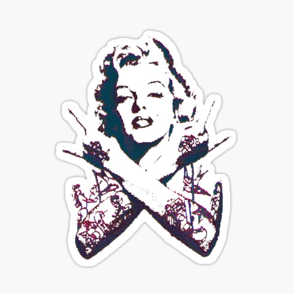 Punk Marilyn Sticker