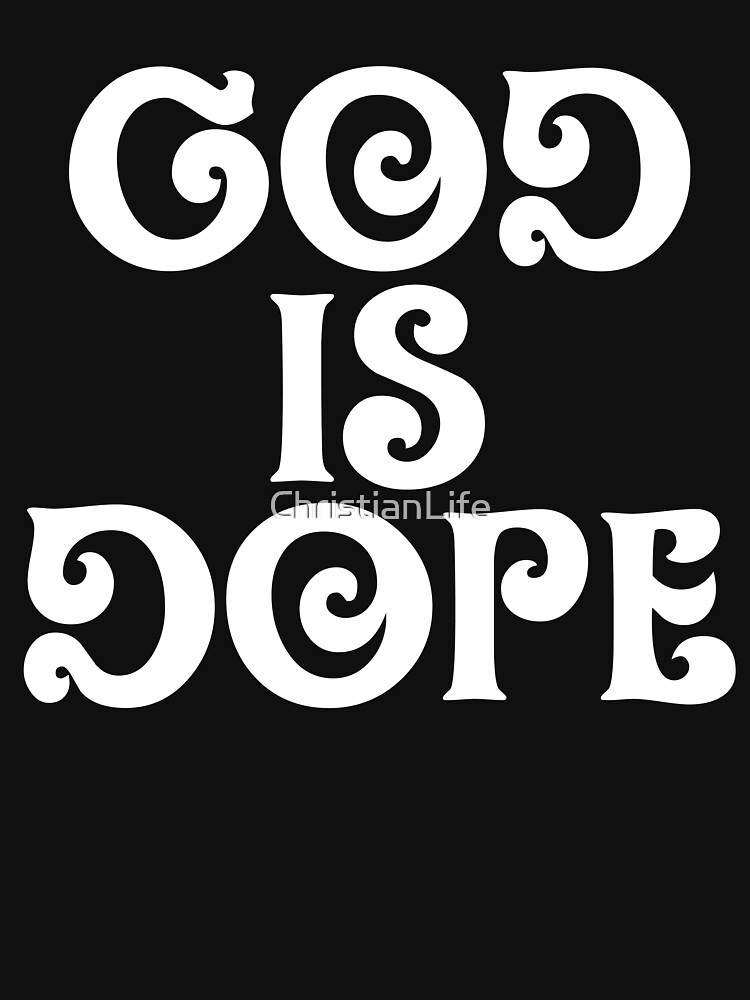 god is dope red shirt