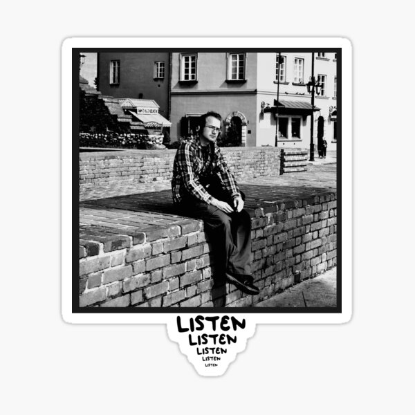 Listening to the history of Warsaw Sticker
