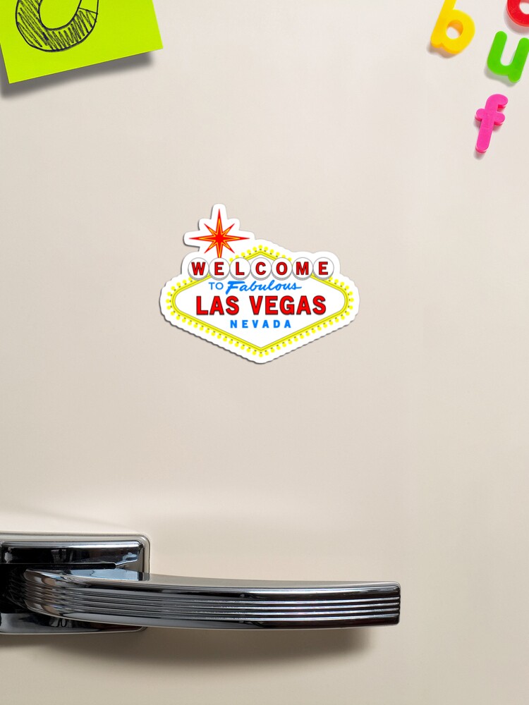 Welcome to Fabulous Las Vegas Sign Sticker Decal - Self Adhesive