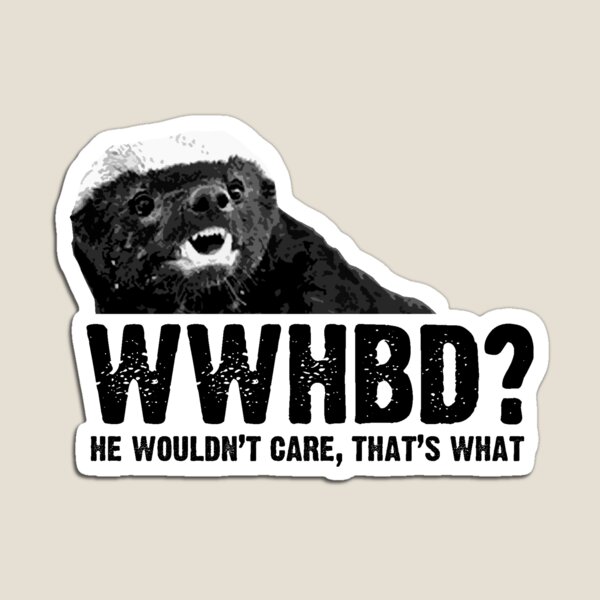 Vista previa del artículo con la obra «WWHBD - texto negro», diseñado y vendido por LTDesignStudio.