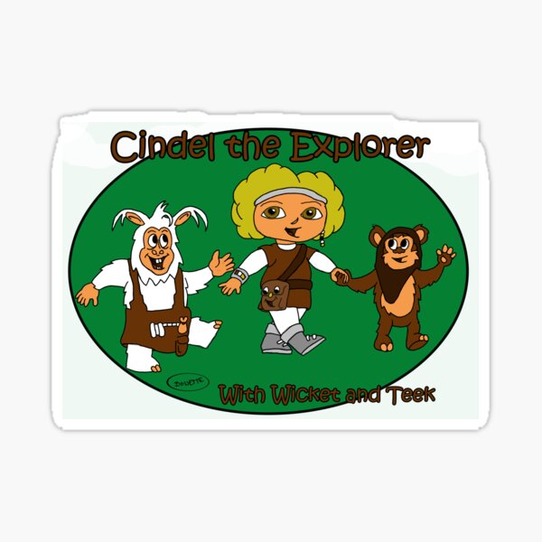 Vista previa del artículo con la obra «Cindel the Explorer», diseñado y vendido por BreteKosan.