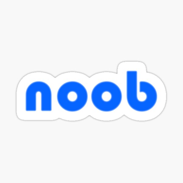 Noob Gamer Stickers Redbubble - noob army rbx