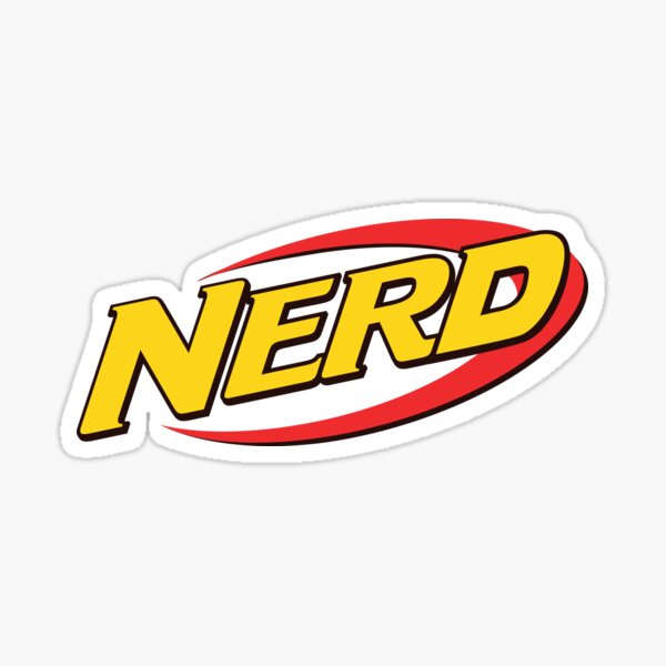 Nerf is for Nerds Sticker