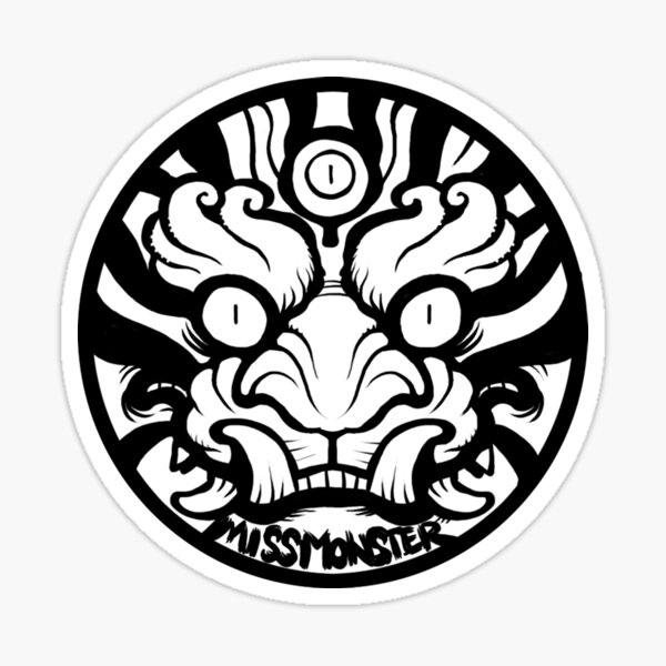 Missmonster logo emblem Sticker