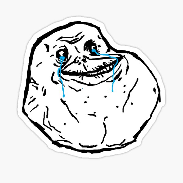 Troll Face Sticker - TenStickers