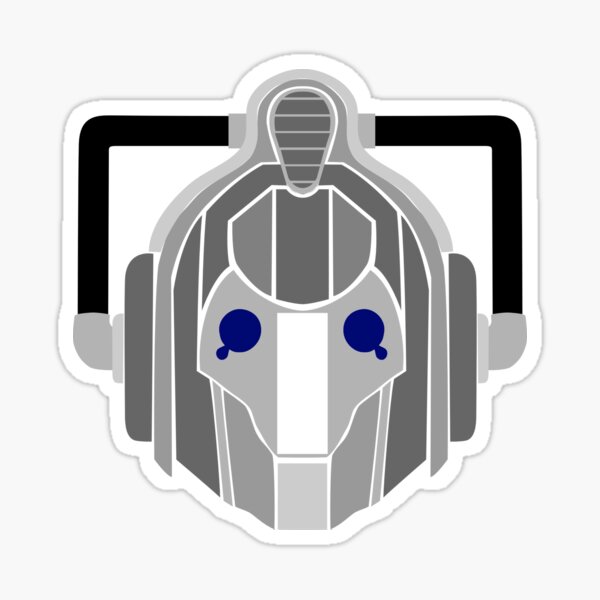 Cyberman Sticker By Sviz Redbubble