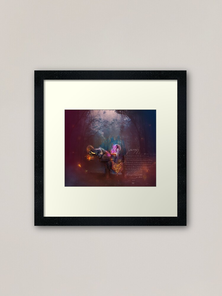 Thumbnail 2 of 7, Framed Art Print, Journies designed and sold by jena dellagrottaglia.