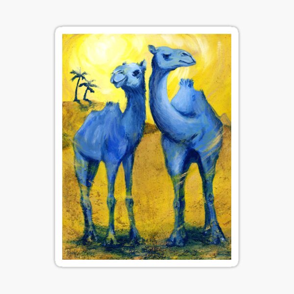 Item preview, TBC1 (Two Blue Camels) designed and sold by Genevieve  Cseh.