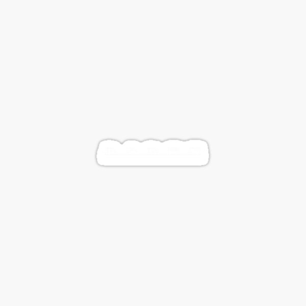 Mambo White Sticker