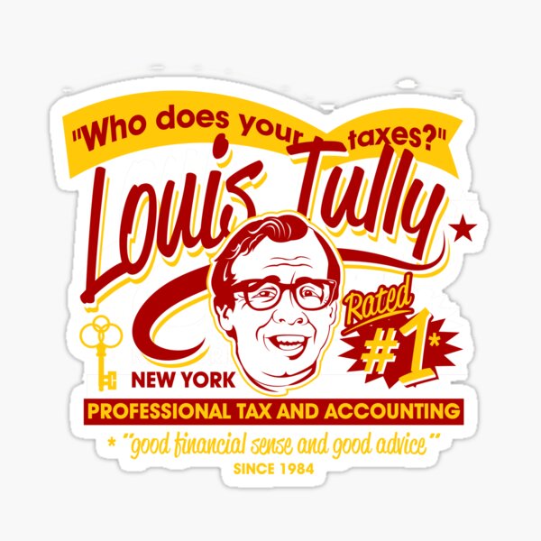 Louis Tully Accounting Sticker