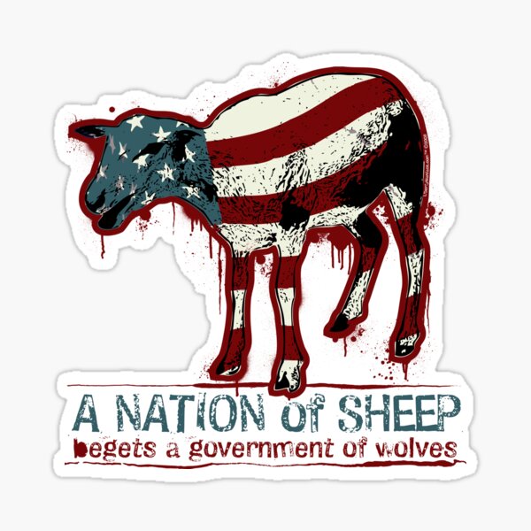 A Nation of Sheep Sticker