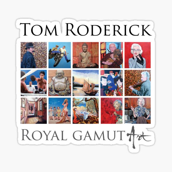Tom Roderick - Royal Gamut Art Sticker