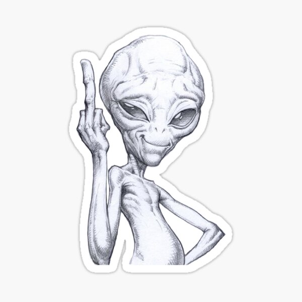 Paul Alien Stickers for Sale