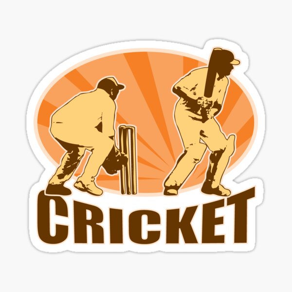 Vista previa del artículo con la obra «jugador de cricket bateador bateo retro», diseñado y vendido por patrimonio.