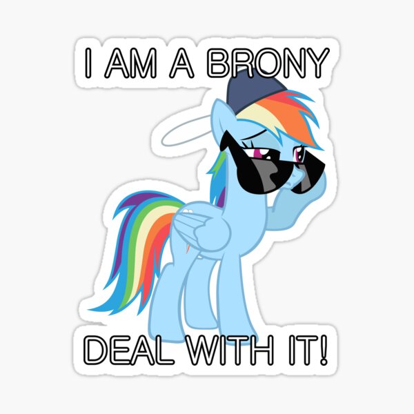 Item preview, Rainbow Dash Brony designed and sold by Kuzcorish.