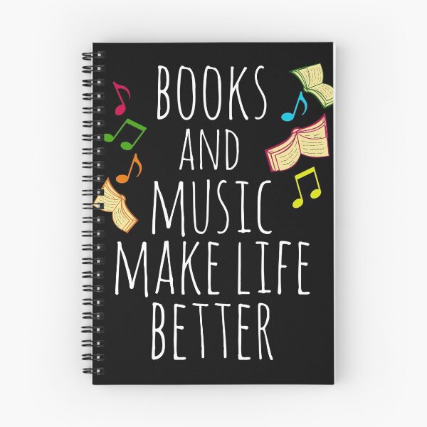 Item preview, los libros y la música mejoran la vida designed and sold by FandomizedRose.