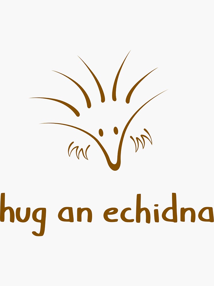Hug An Echidna - two lof bees by Cheeseness
