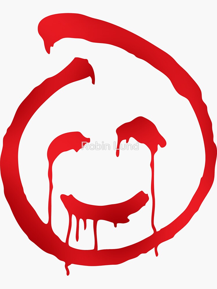 Smiley Face Killer Stickers Redbubble - images 075 smiley face vector art free download l roblox