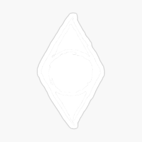 Thieves Guild Shadowmark (white) Sticker