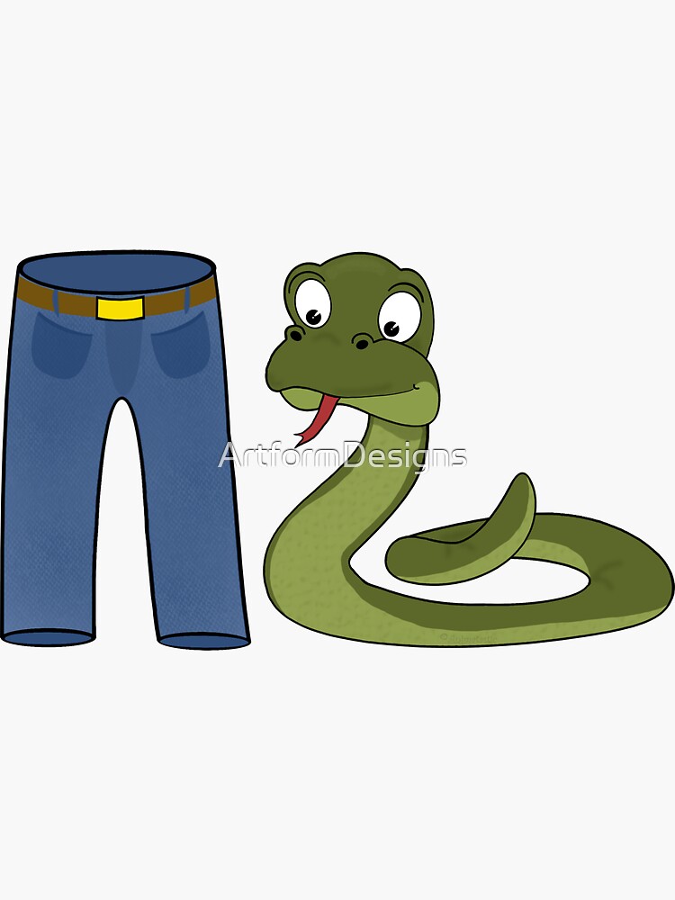 Trouser Snake Stickers for Sale  Redbubble