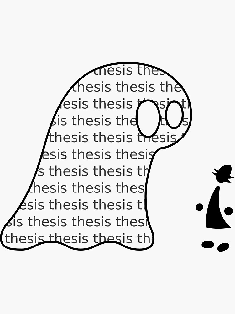 Thesis Monster (black) - two lof bees by Cheeseness