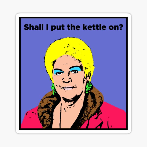 Pat Butcher Stickers | Redbubble