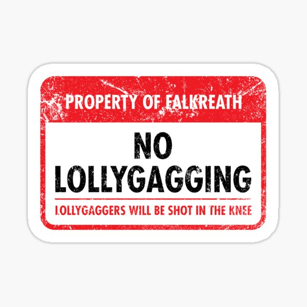 lollygag // sticker