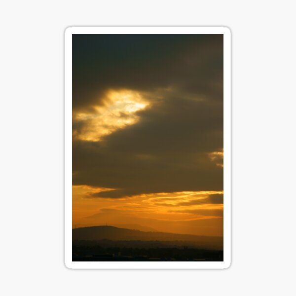 Sunset over Edinburgh Sticker