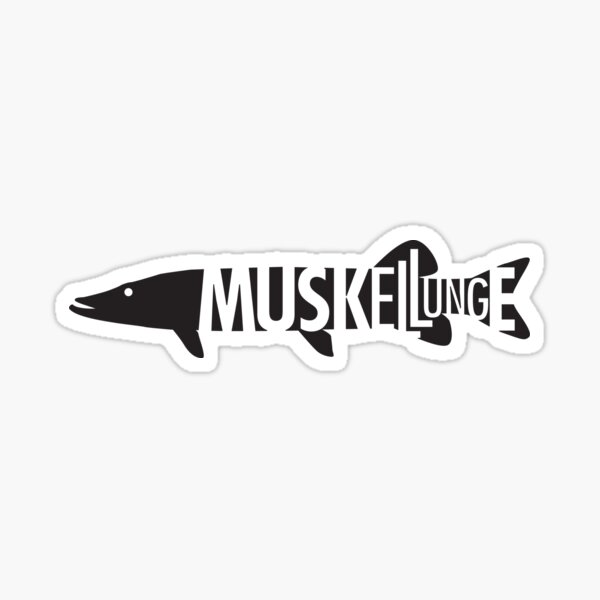 Musky Fishing Stickers for Sale