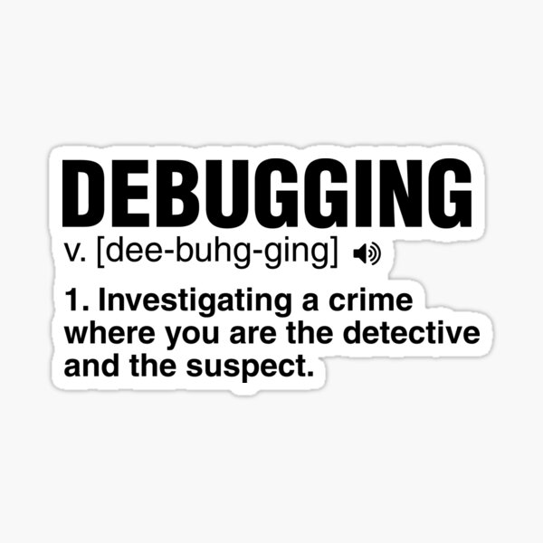 Debugging Sticker