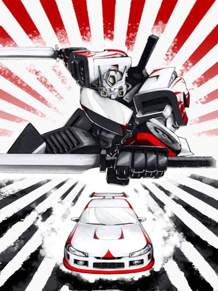 "Drift Transformer!" Sticker for Sale by jjy2k Redbubble