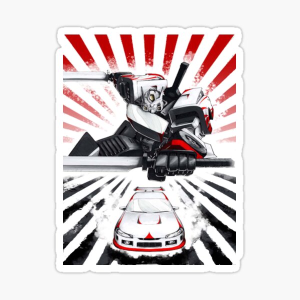 "Drift Transformer!" Sticker for Sale by jjy2k Redbubble