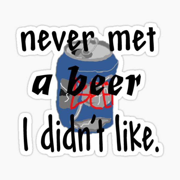 Beer Stickers, Redbubble