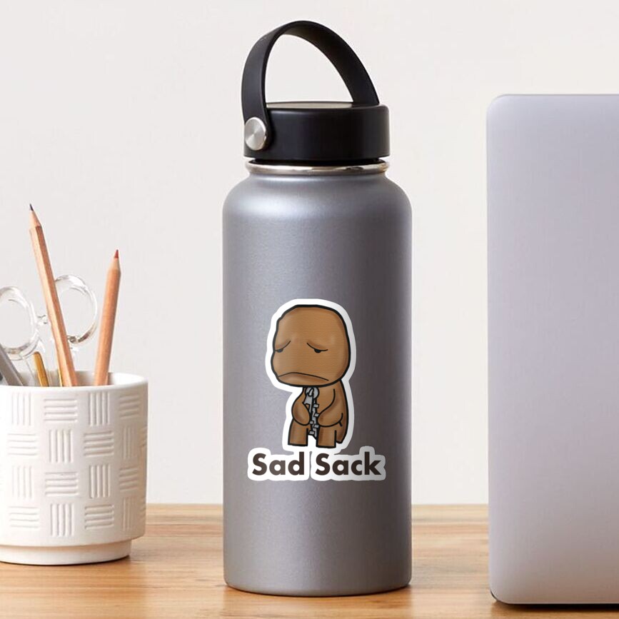  Sad Sack Sticker By Coattails Redbubble