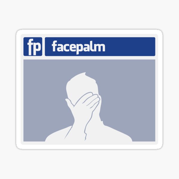 Item preview, Facepalm designed and sold by anfa.