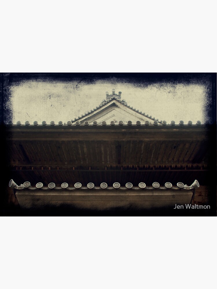Thumbnail 3 of 3, Sticker, Autumn in Japan: Looking Up designed and sold by Jdubphotog.