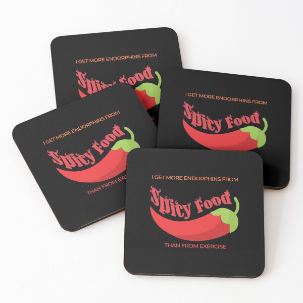 Item preview, I get more endorphins from spicy food than from exercise designed and sold by Gold Wings Tees.