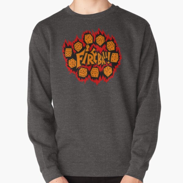 Fireball Spell - Roll for Damage! Pullover Sweatshirt