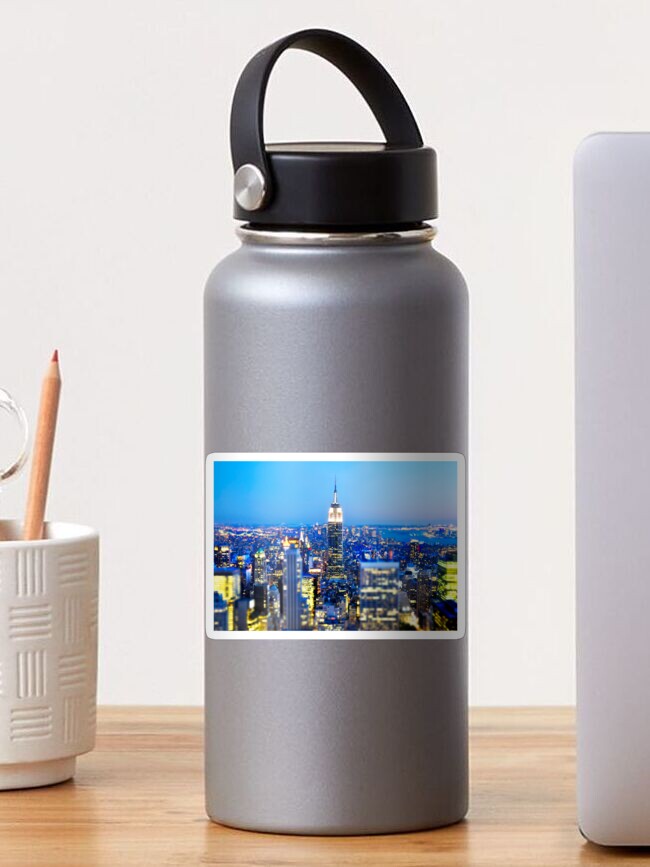 Thumbnail 1 of 3, Sticker, Empire State Building at Night: NYC designed and sold by brotherbrain.